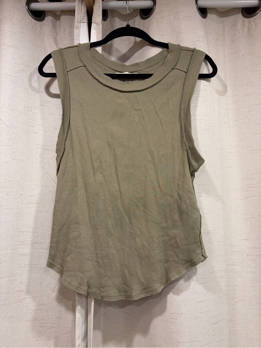 We The Free Olive Rib knit tank